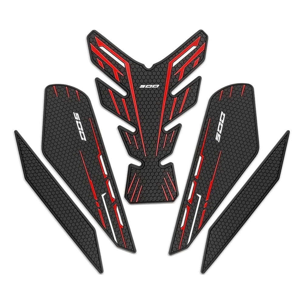 For NINJA 500 SE 2024 2025 Ninja500 2025 Motorcycle Accessories Non-slip Side Fuel Tank Stickers Waterproof Pad Rubber Sticker view 2