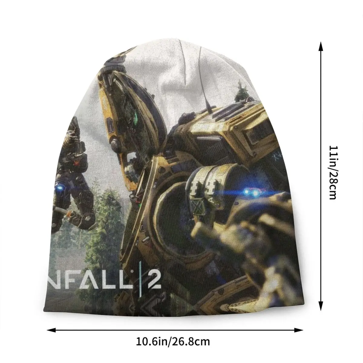 Titanfalls 2 Skullies Beanies Caps Men Women Unisex Streetwear Winter Warm Knitted Hat Adult Bonnet Hats