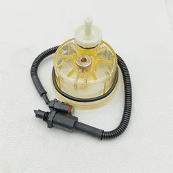 Fuel Pre-filter Bowl 600-311-3640 Oil Water Separator Sensor 600-311-3721 6003113721 6003113640 For Excavator PC200-8 PC300-8
