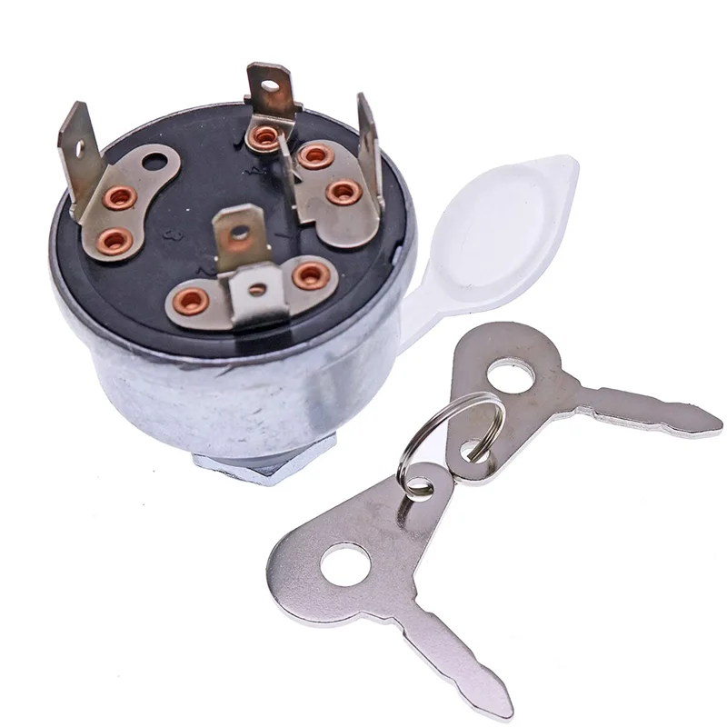 Ignition Switch Starter Universal Tractor Car Start Lock With 2 Key For Massey Ferguson David Brown