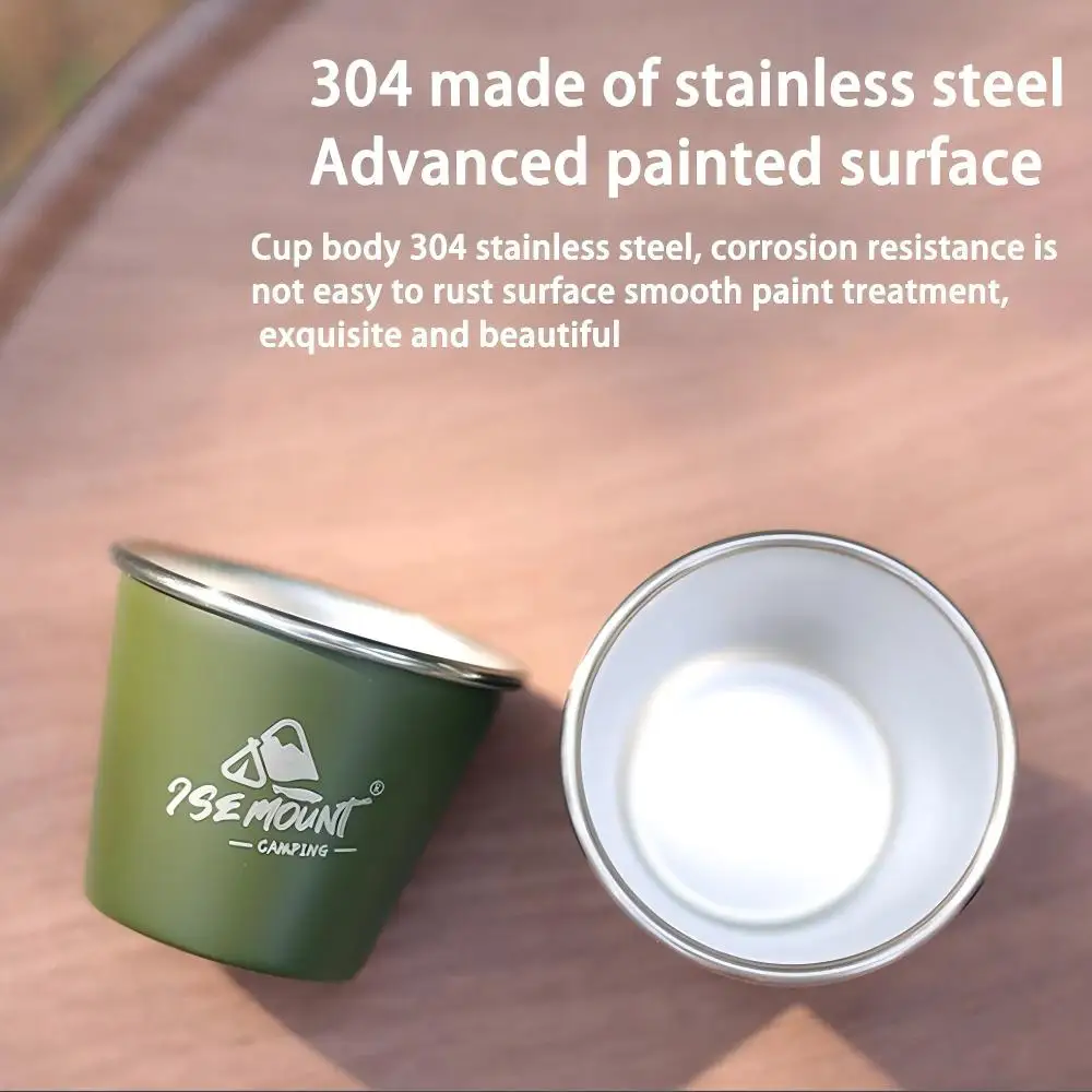 

4pcs/Set Stainless Steel Cup Set,Stainless Steel Shot Glasses Portable Tableware Tea Milk Mug Stackable Coffee Tumbler