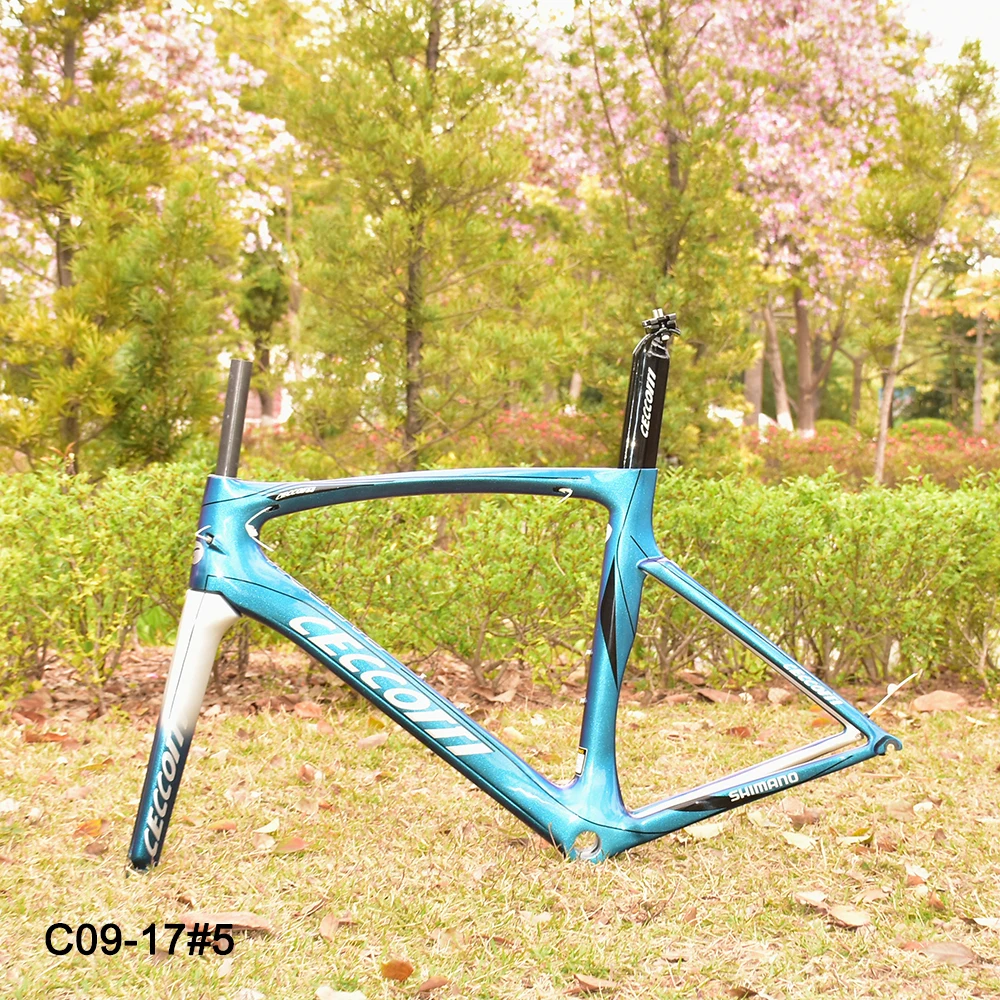 Carbon Road Bike Frame, Racing Cycling Frameset, Fork, Seatpost, Headset, Clamp Rim Brake, Bicycle Frame, Fast Shipping, 2024