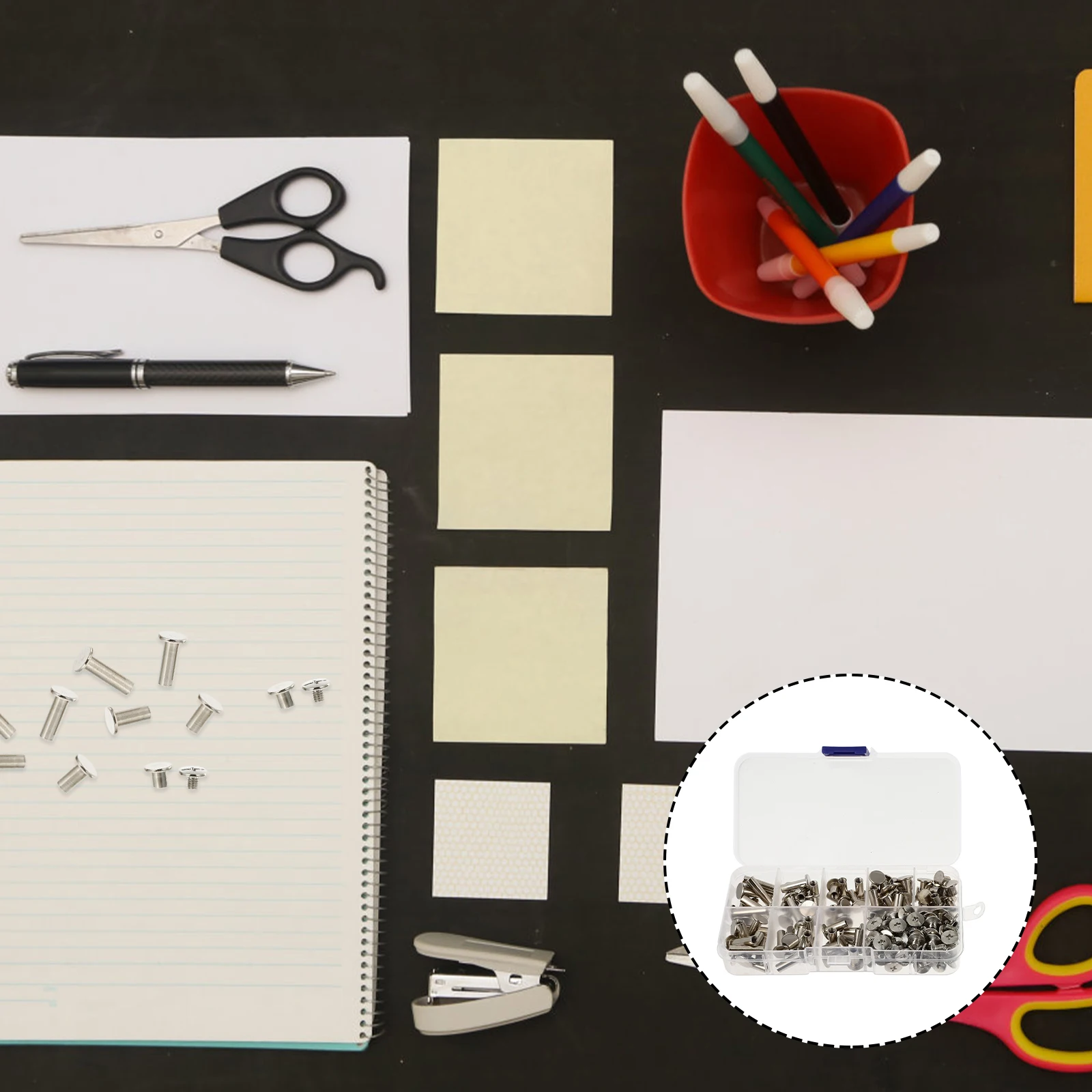 

Stainless Steel Rivets Binding Screws Album Locking Scrapbook Craft Supplies Photo Book Maker Post Screw
