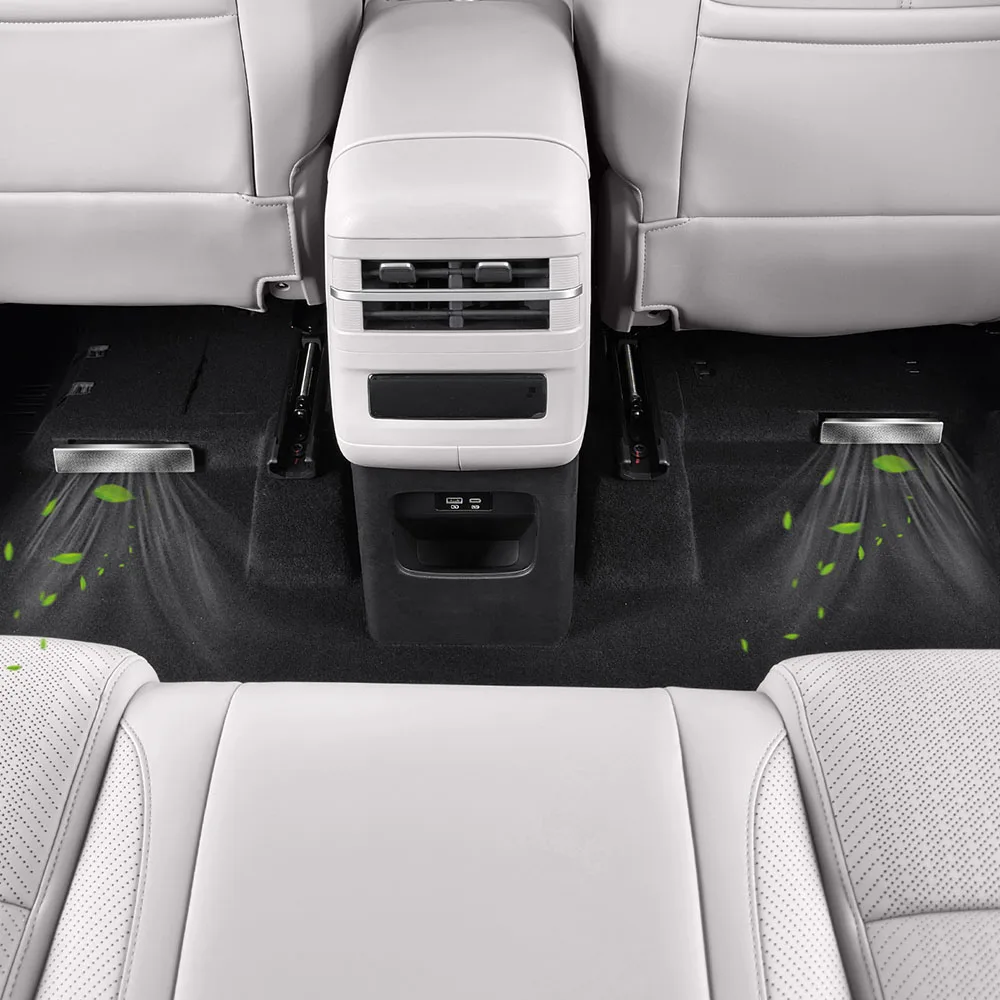 2 Pcs Protective Cover For The Air Outlet Under The Seat For BYD Leopard 7/Titanium 7/Super 7 Stainless Steel Interior upgrade