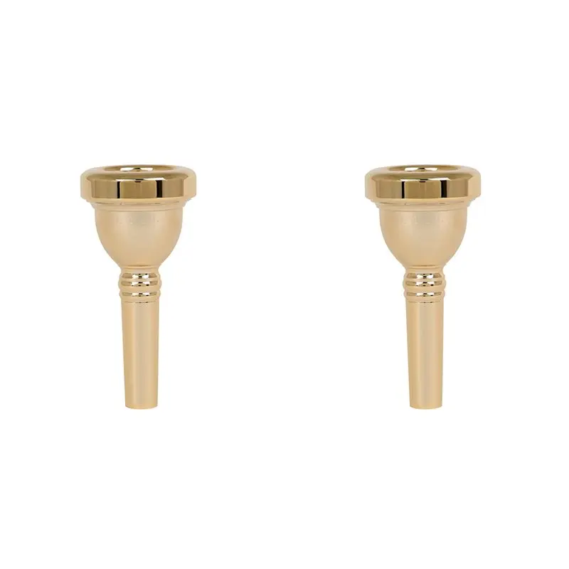 ABLB-2X Trombone Mouthpiece 6 1/2 (6 And A Half) AL Mouthpiece, For Bach Fine Tenor Trombone Mouthpiece Finger Exerciser,Gold