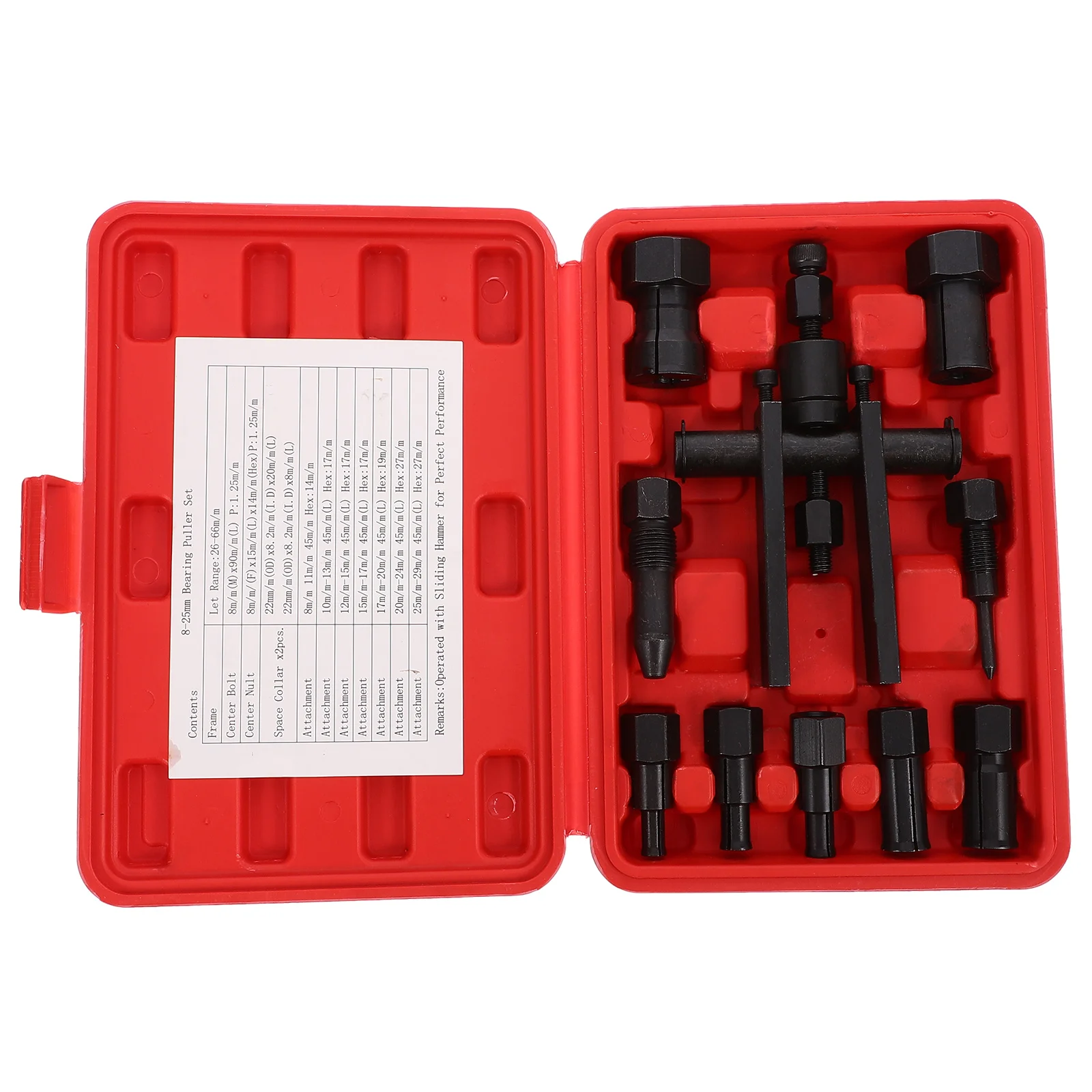 10 قطعة أدوات إزالة الدراجات النارية مجموعة مجتذب صندوق بلاستيكي إصلاح دراجة نارية تحمل تفكيك أداة أداة تفكيك المعونة العملي