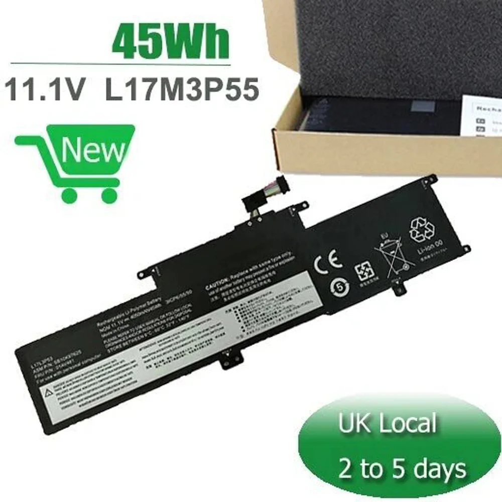 L17M3P55 battery for Lenovo ThinkPad L380 L390 Yoga 01AV483 01AV482 L17C3P53 L17L3P53