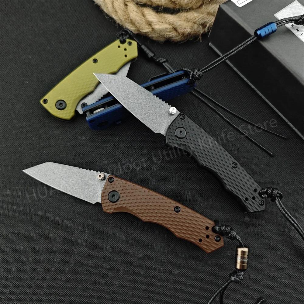 BM 290 Folding Knife 4 Color Aviation Aluminum Handle M4 Steel Blade High Quality Outdoor EDC Survival Camping Hiking Tools