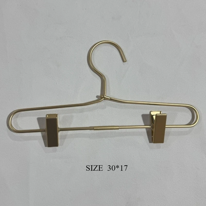 5PCS Aluminum Alloy Pants Hangers Non-Slip Seamless Clips for Home Boutique Clothing Storage Closet Organizer Pants Rack