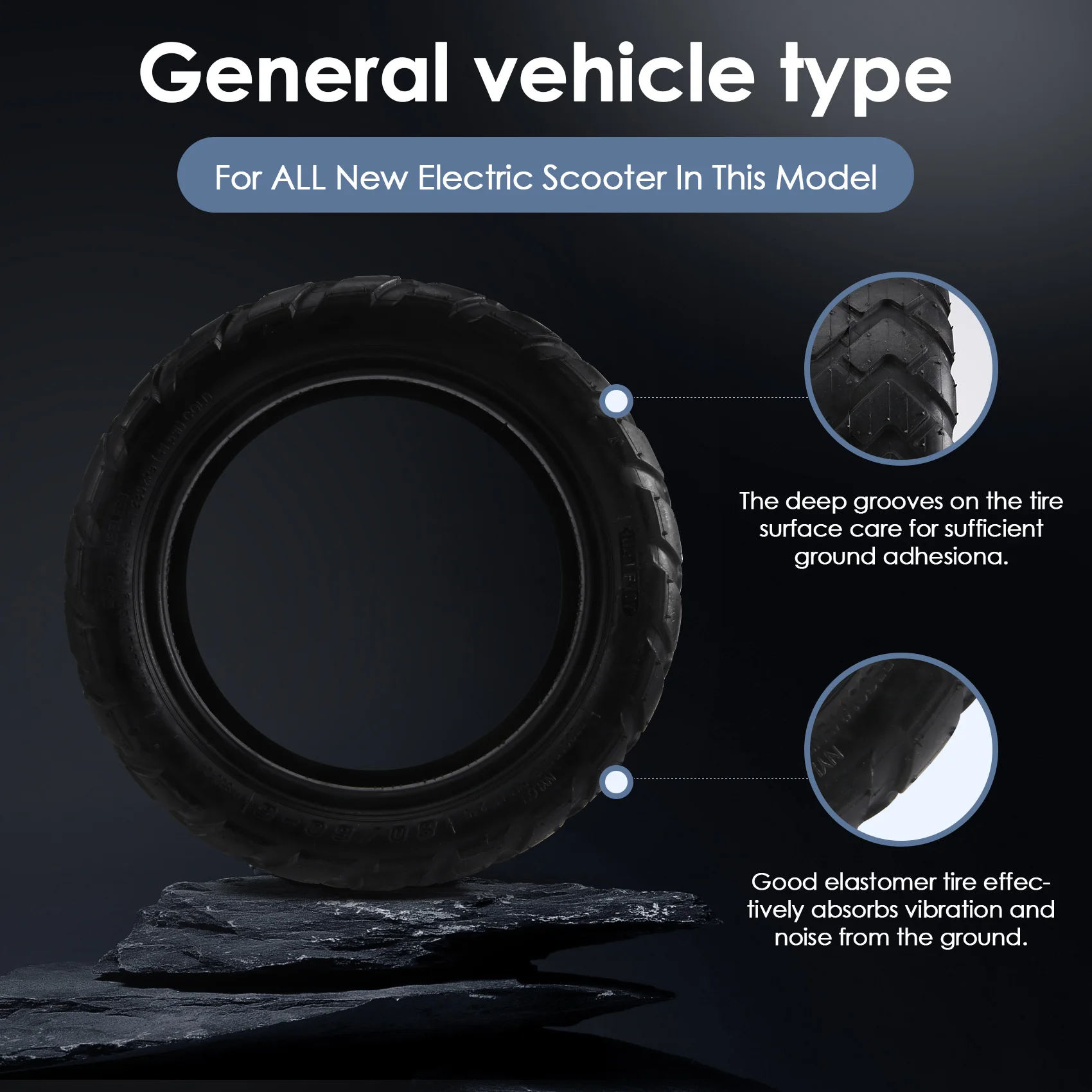 

80/60-6 Tire Tubeless Tire Scooter Wear-Resistant For New Electric Scooter Mini Kibe Avt For All Of This Model