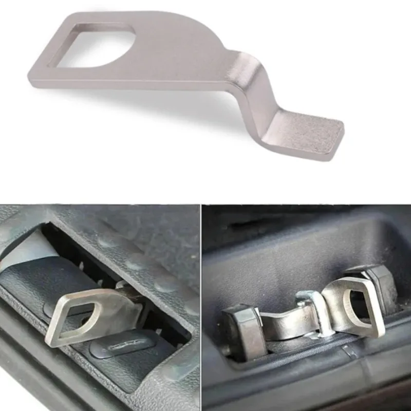 Stainless Steel Car Tailgate Standoff Holder Bracket Hook Fresh Air Vent Lock Extension for VW T5 T6 California Camping Multivan