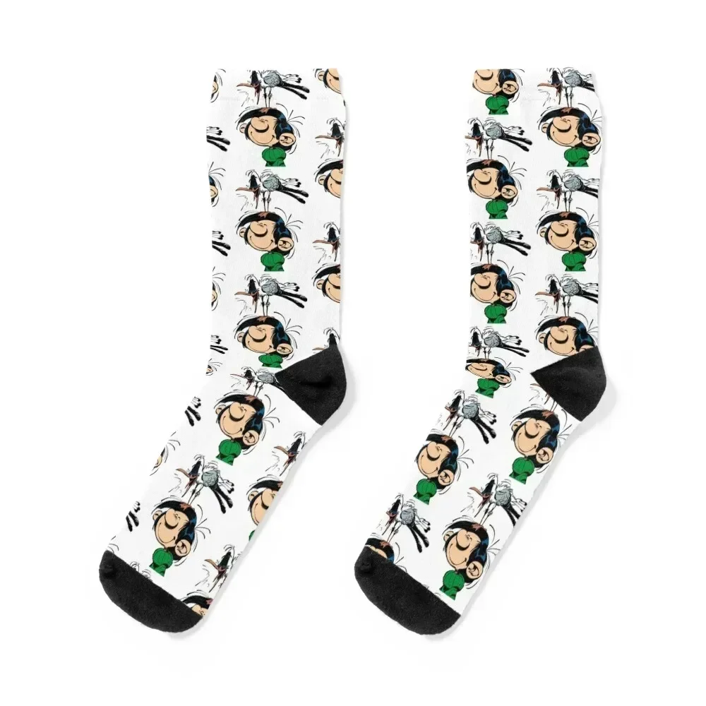 

Gaston lagaffe Socks anti-slip Sports luxe soccer anti-slip Socks Girl Men's