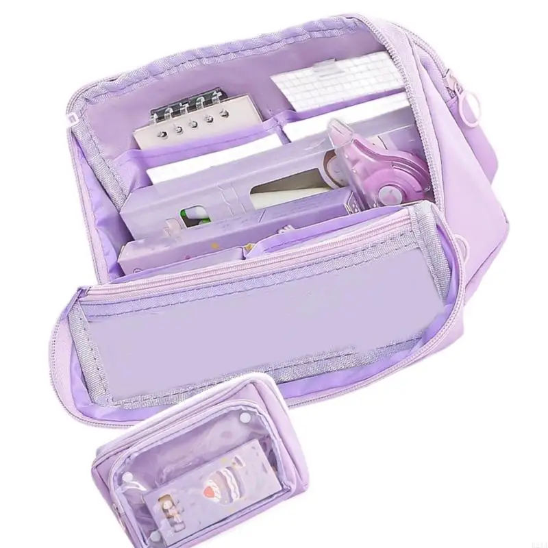 Caixa lápis lápis simples lápis capacidade para organizar material escolar