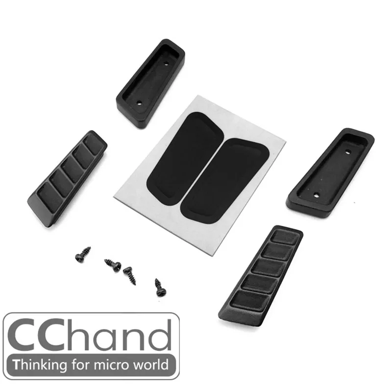 CChand RC Teile Kunststoff Safari Schnorchel Haubenschlitze für AXIAL SCX10 II 90046 47XJ RC Crawler Automodellzubehör im Maßstab 1:10