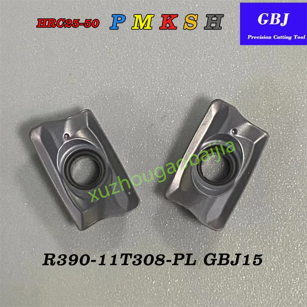 Gbj-cnc R39011 t3 08 pl Gbj15 Carboneto de Trituração Inserção Usinagem Aço Inoxidável Duro Hrc2550