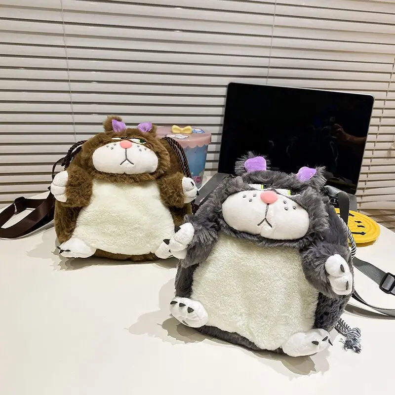 Hot Disney Lucifer Cat Portable Drawstring Pocket Plush Toy Doll Tokyo Disneyland Cartoon Anime Cinderella Cosmetic Storage Bags