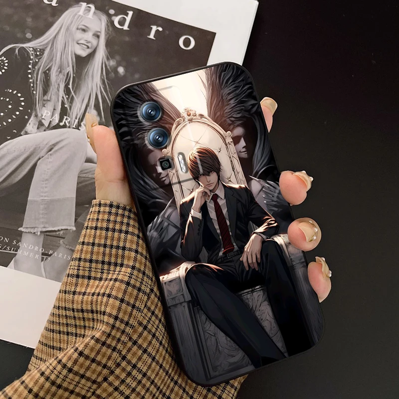 Anime D-Death N-Note Apple For Xiaomi Redmi 9A 9C 9AT 10C 9 9T 10 12C 13C A3 12 K60 A1 K50 K40 5G Black Back Phone Case