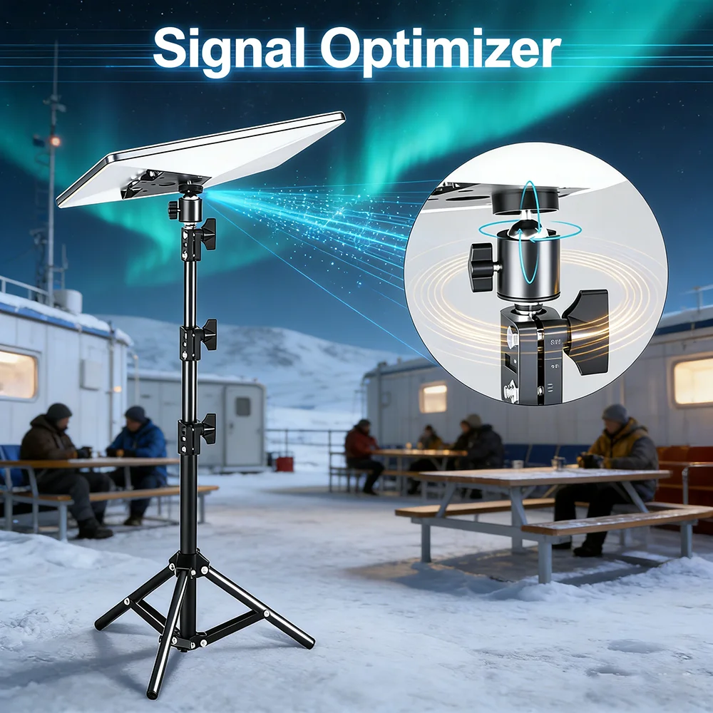 Starlink mini(V4) statiefbevestiging verstelbare hoogte en kantelhoek voor beter signaal Starlink Internet Kit montagekit Mount