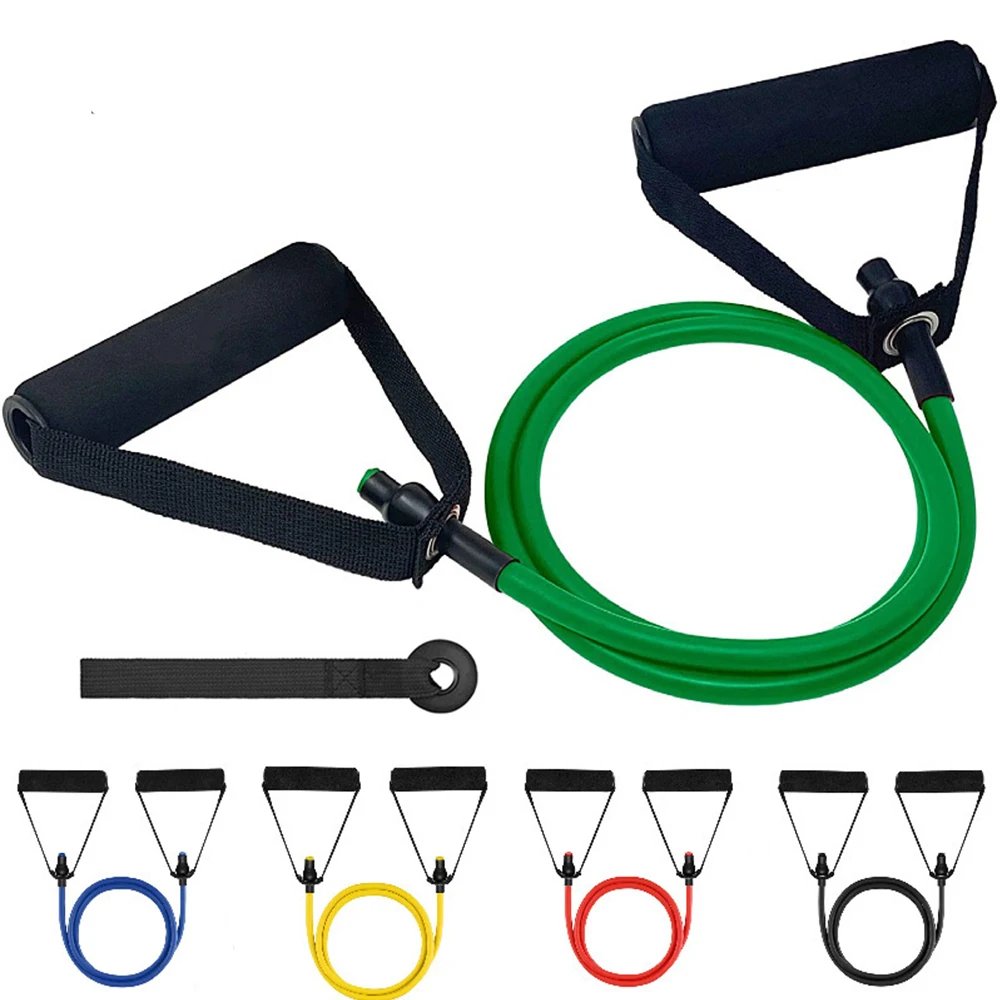 5pcs Resistance Bands with Handles Exercise Bands for Physical Therapy, Home Workouts, Fitness, Pilates