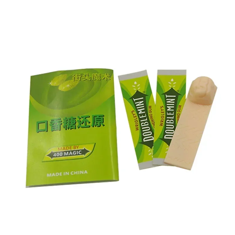 Chewing Gum Restore Magic Trick Funny Restoration Magic Novelty Gag Mentalism Illusion Close Up Magic Toy Easy To Do For Kids