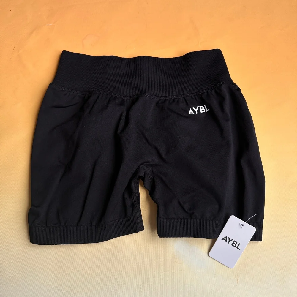 Marken-Nahtlose Yoga-Shorts — Po-formende Fitness-Shorts, Dehnbare Kompressions-Shorts für Damen, Feuchtigkeitsableitend – Detail 20