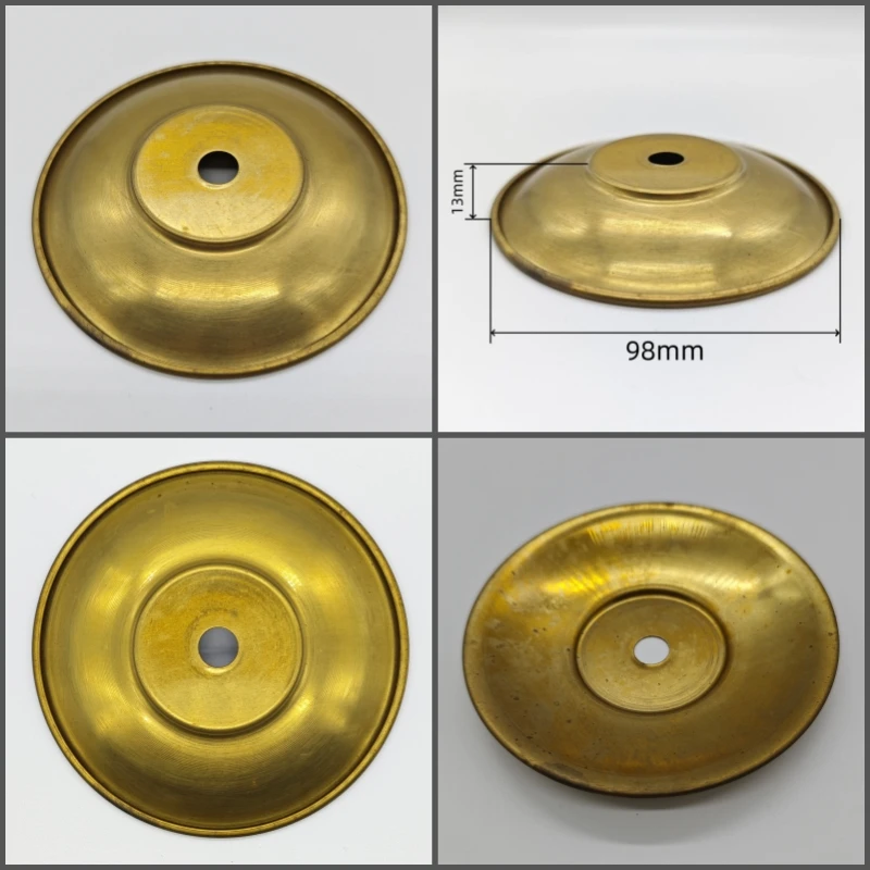 Brass material lampshade cover DIY copper Lighting parts table lamp base canopy customizable processing of copper accessories