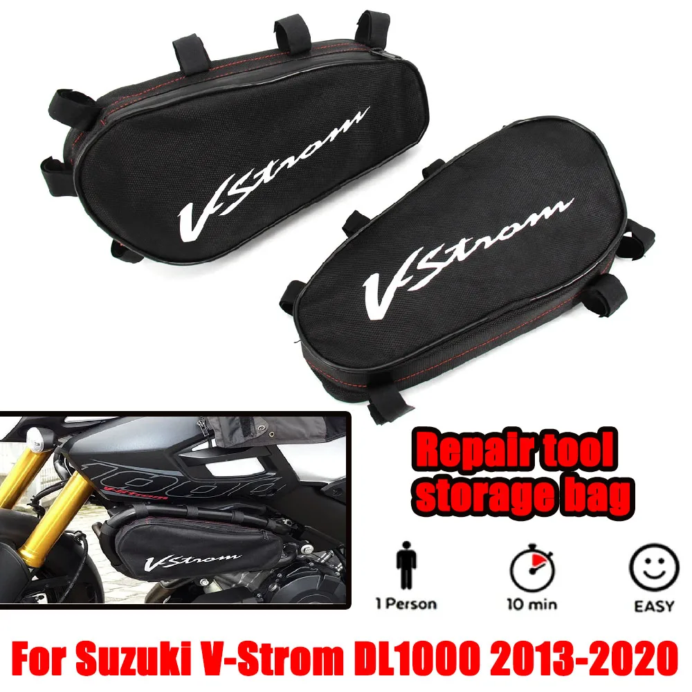 

New Motorcycle Frame Crash Bars Waterproof Bag Repair Tool Placement Bag For SUZUKI V-STROM DL1000 DL 1000 dl1000 2013 onwards