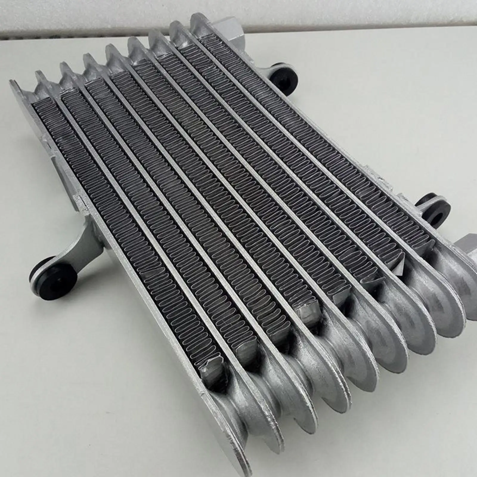 

Motorcycle Oil Cooler Made of Aluminum Alloy Silver Universal