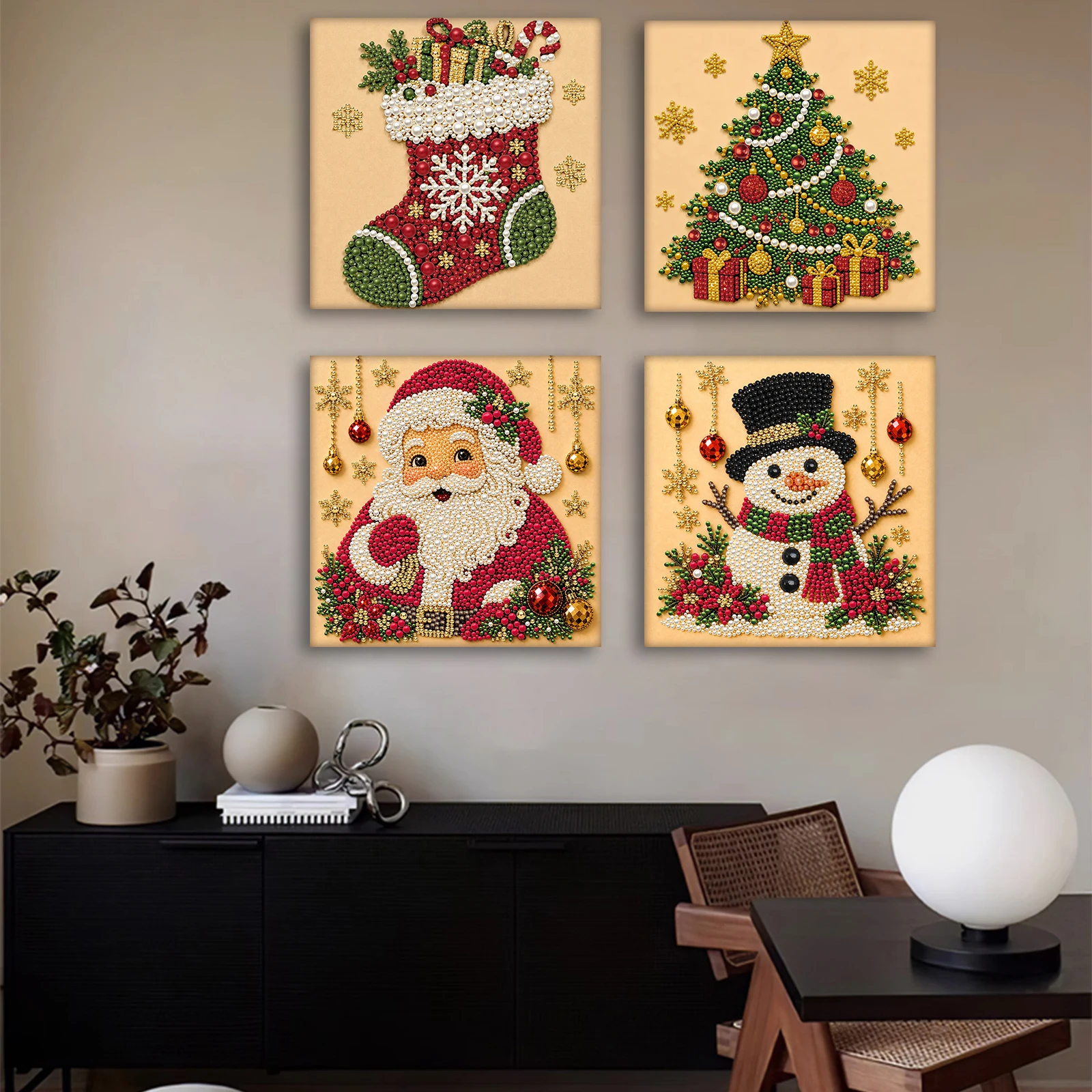 Christmas Santa DIY Pearl Bead - огляд і ціна Resin Art Kits For Adults