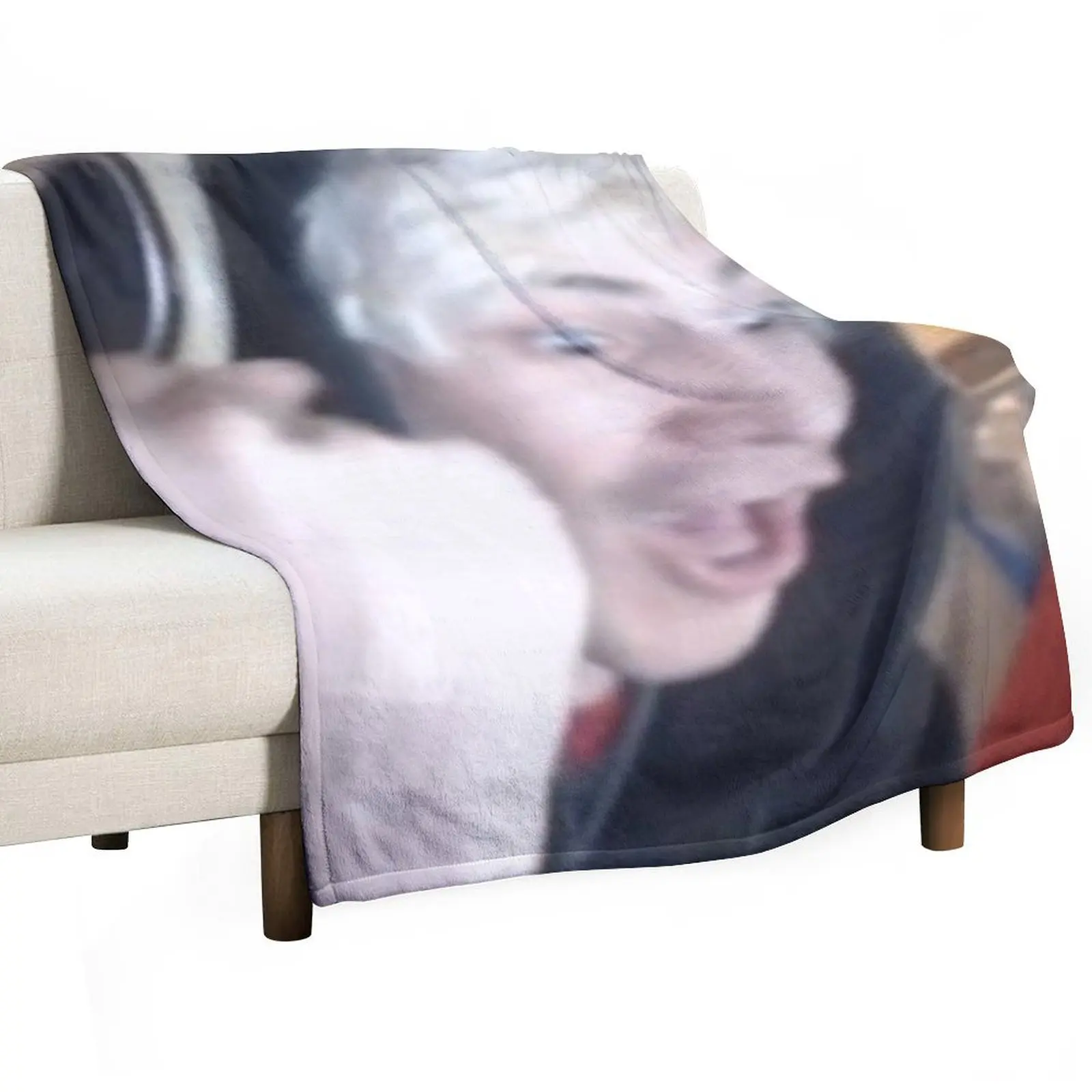 

xQc POGchamp Throw Blanket warm for winter Decoratives Bed Fashionable Large Blankets