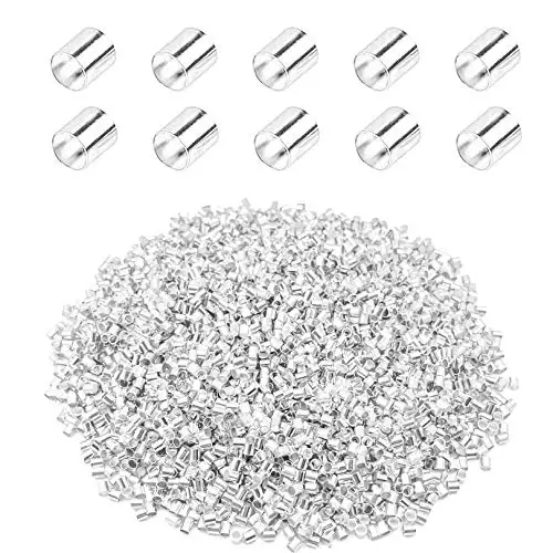 New Fashion 1.5MM 2MM 2.5MM 500Pcs Locating Tube Beads Crimps For Jewelry Making Findings Supplies Necklace