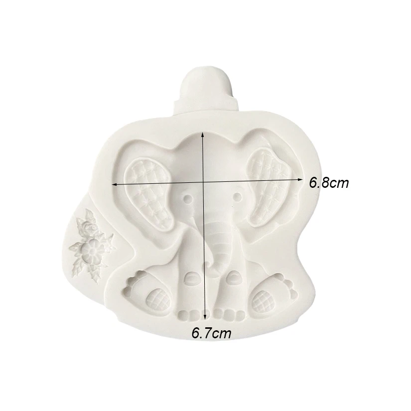 Elephant Silicone Mold Fondant Chocolate Sugarcraft Mold Cake Decorating Tools Baking Accessories