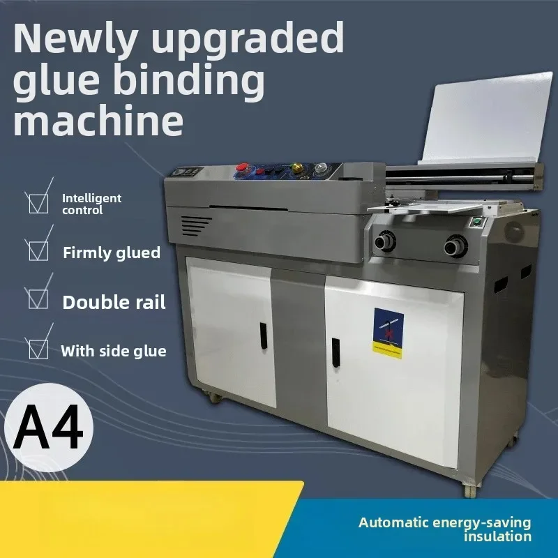 Automatic wireless glue machine A4 side glue tender graphic book machine