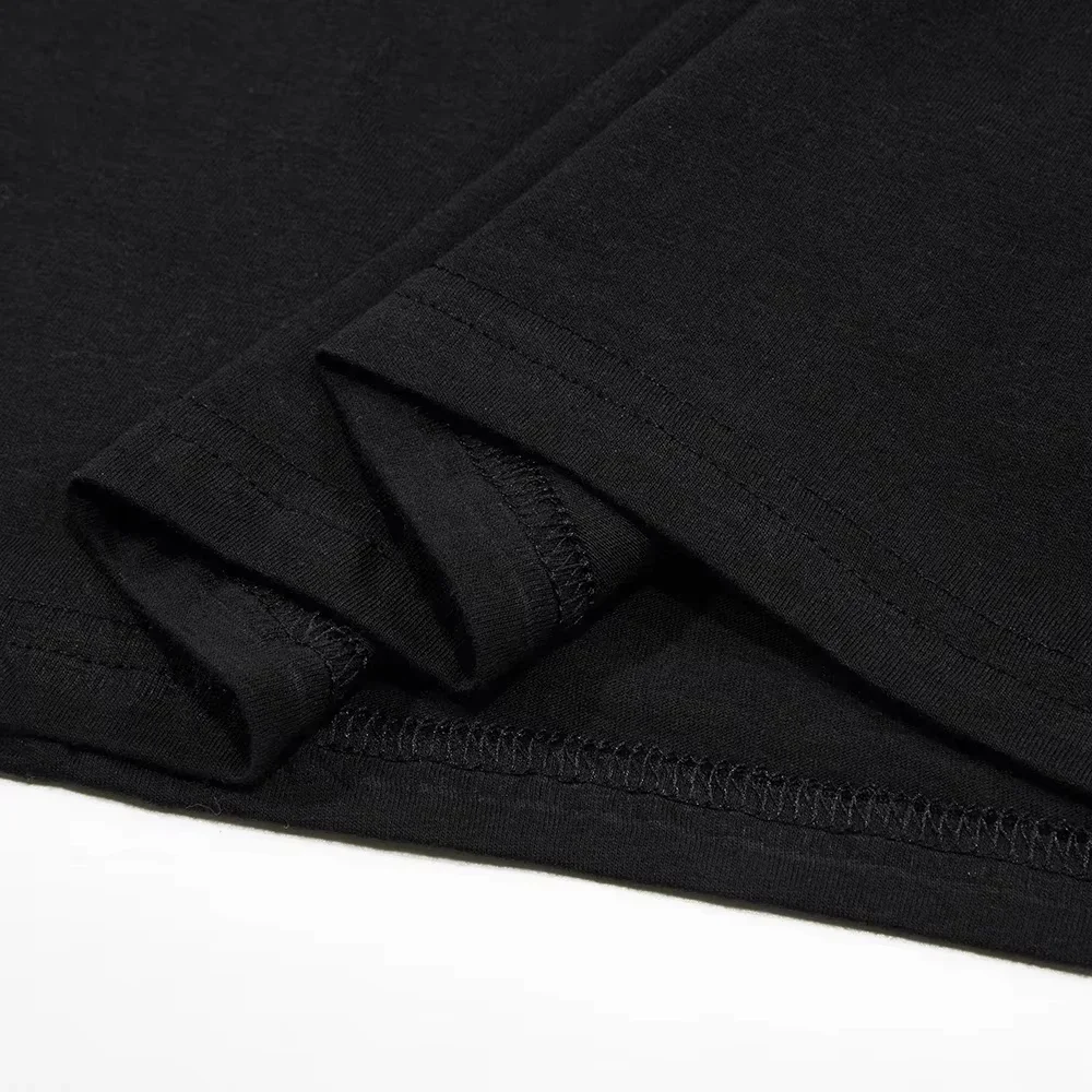 2025 الأمريكية خمر الفاكهة طباعة طاقم الرقبة قصيرة الأكمام حجم كبير تي شيرت المرأة الرجال أنيق فضفاض زوجين قصيرة الأكمام المحملة