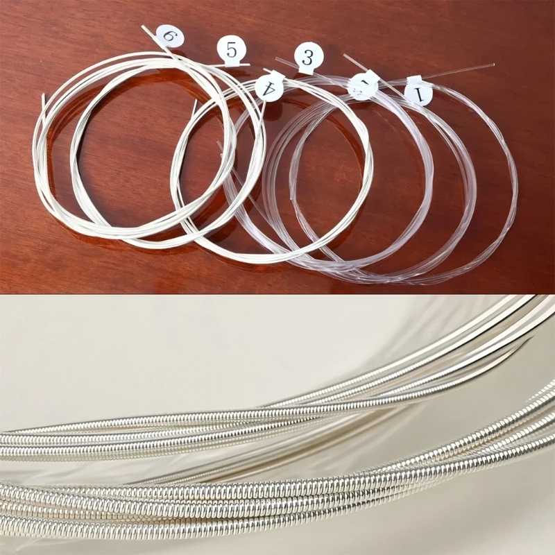 Classical Guitar Bridge Saddles Nut And String Replacement Combo With Numbered Nylon Strings And Multi Functional Tool