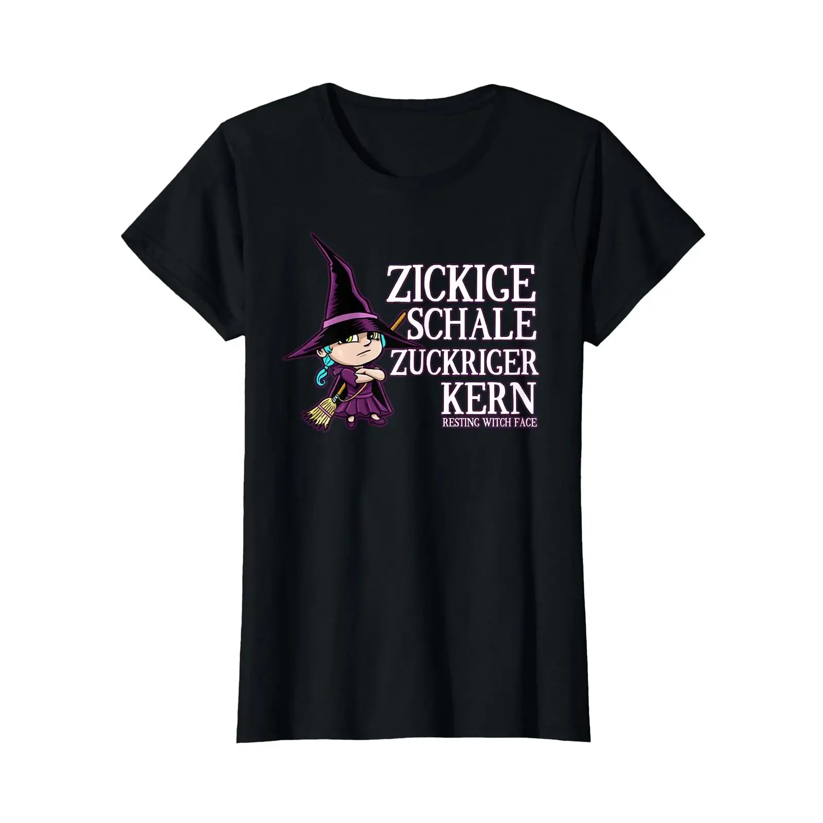 Witches T Shirt Zigige Witch Lucy Women's Girls Women vintage Washed Slightly designer clothes Comfortable Soft Unisex Casual
