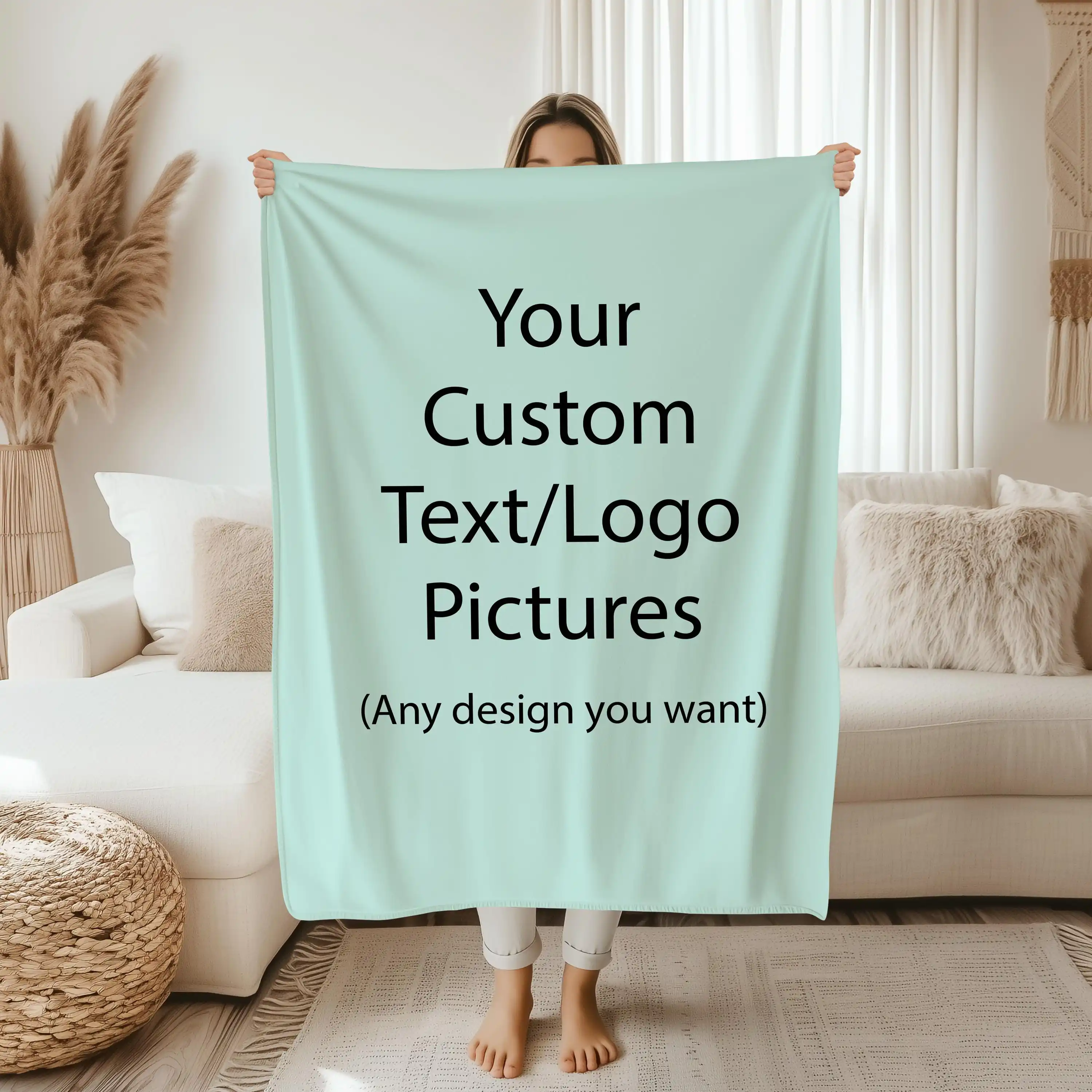 Personalized Photo Custom Blanket, Vintage Flannel Blanket, Custom Gift for Couples and Family Memories, Unique Souvenir Present