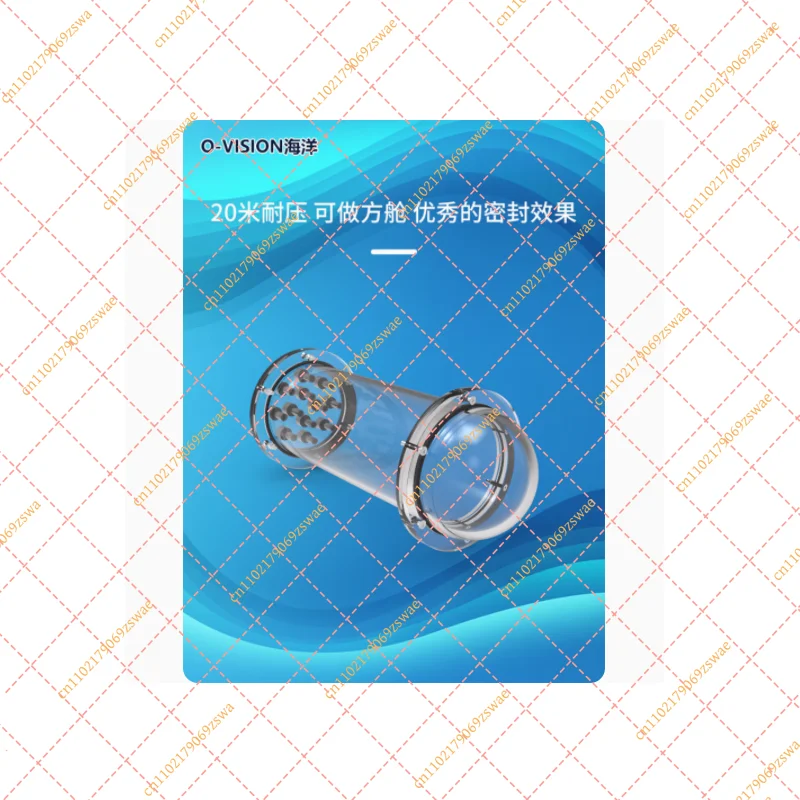 Customized ROV Sealed Cabin for Student Competition Acrylic Waterproof Cabin Underwater Robot Cabin Shallow Water Use