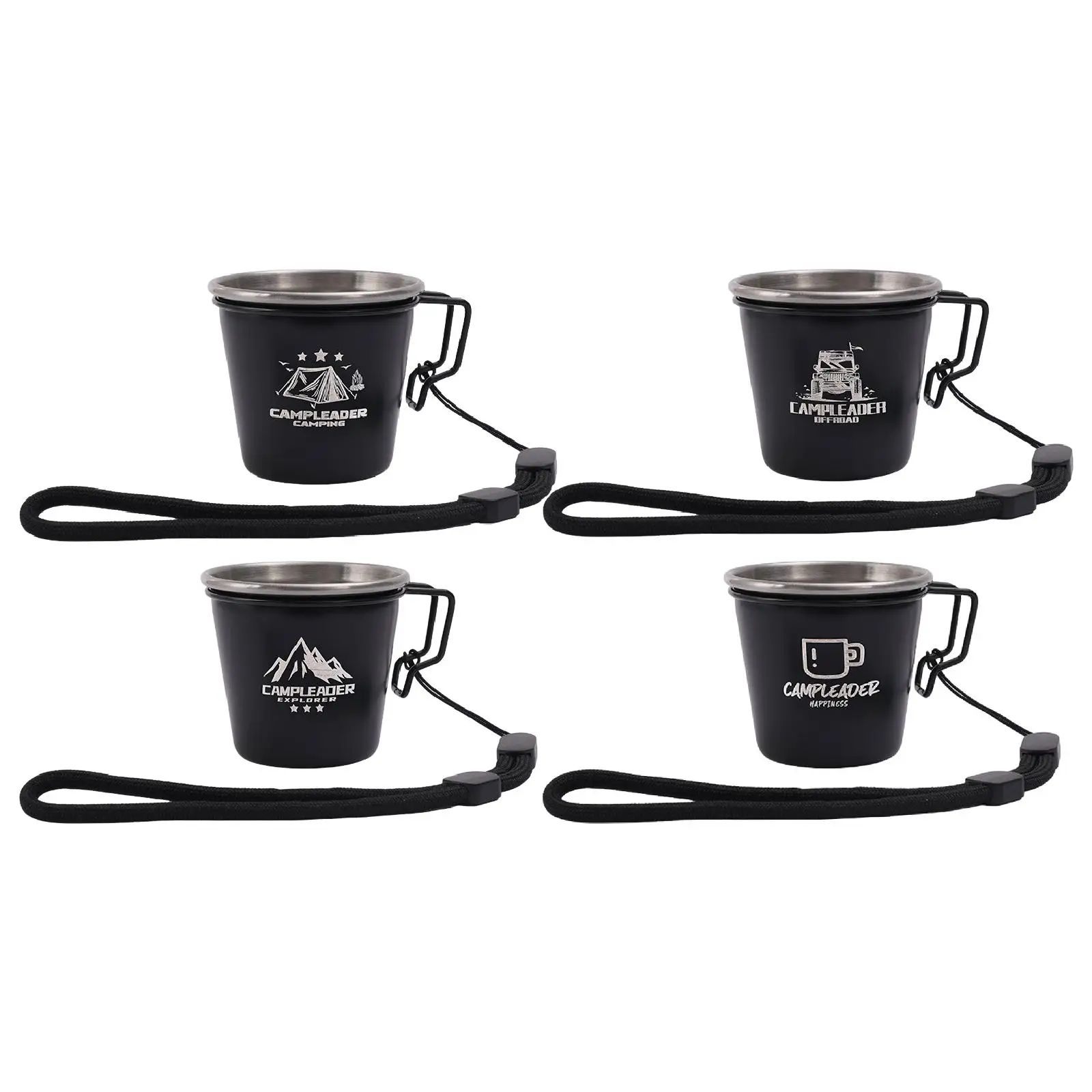 كوب للتخييم، أدوات للشرب خفيفة الوزن، قابلة لإعادة الاستخدام، كوب شاي محمول، كوب للشرب، كوب للتخييم والمشي لمسافات طويلة والتسلق والصيد والنزهات في الهواء الطلق