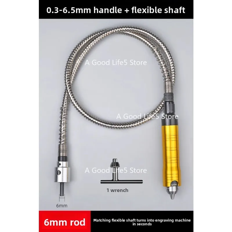 

For Electric Grinding Hand Drill Soft Shaft Small Hanging Table Straight Mill Hollow Wine Bottle Cutting Tool Tile Clear