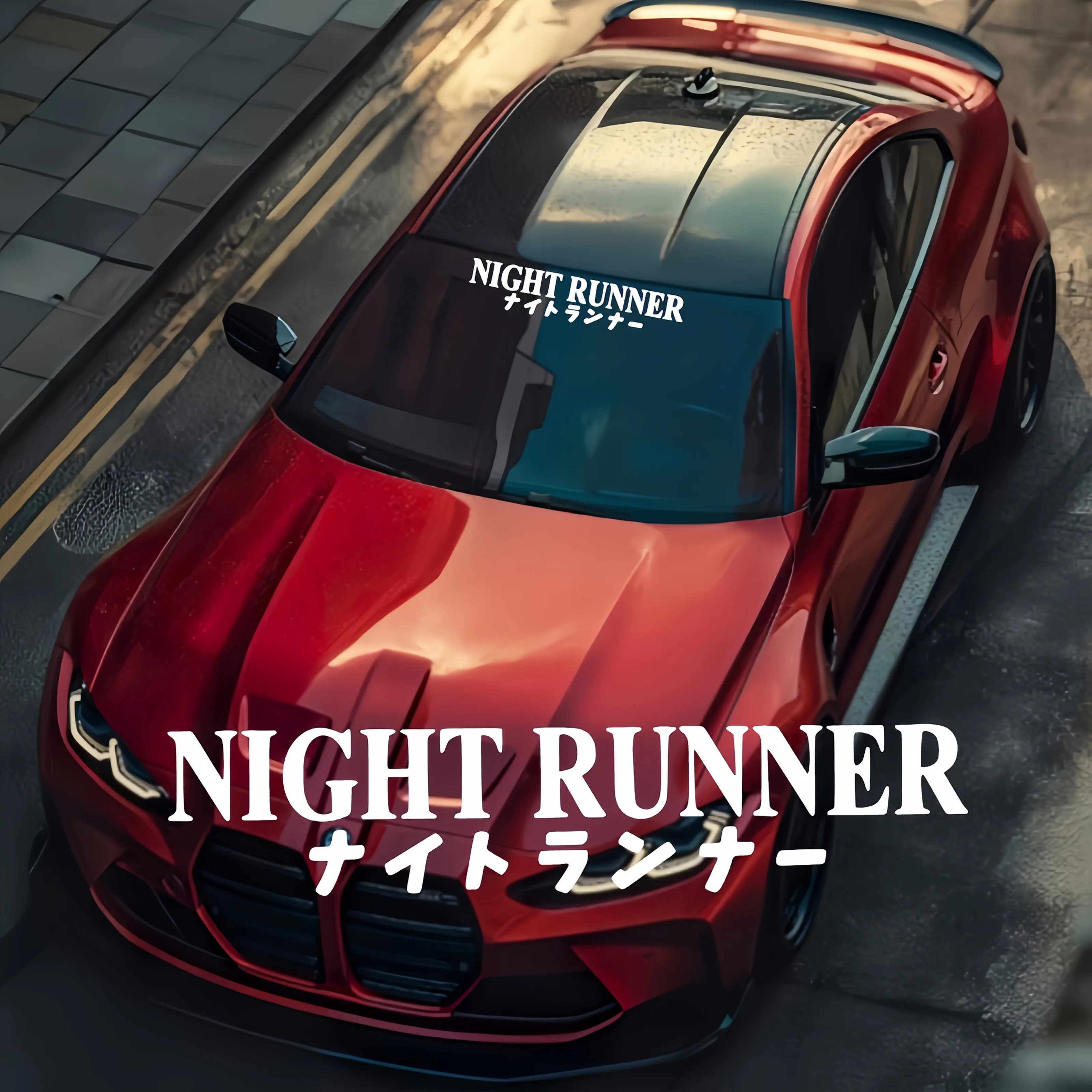 Fun Night Runner Auto Stickers On The Car Car Body Window Auto Decoration Car Styling Stickers And Decals
