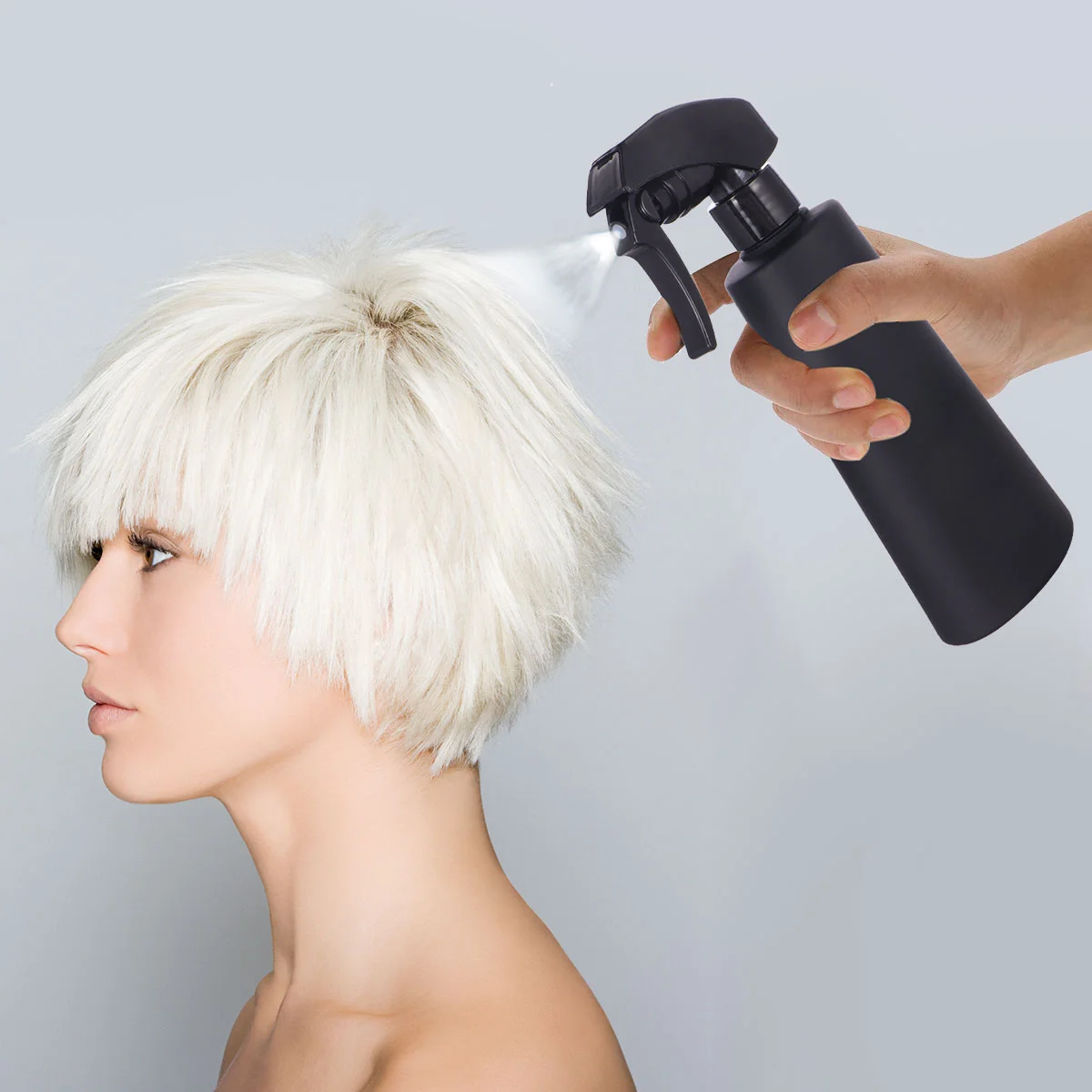 

Hair Spray Can Toner Bottles Hairstylist Dye Applicator for Flower Water Sprayer Plastic Pot Barber Hand Pressure