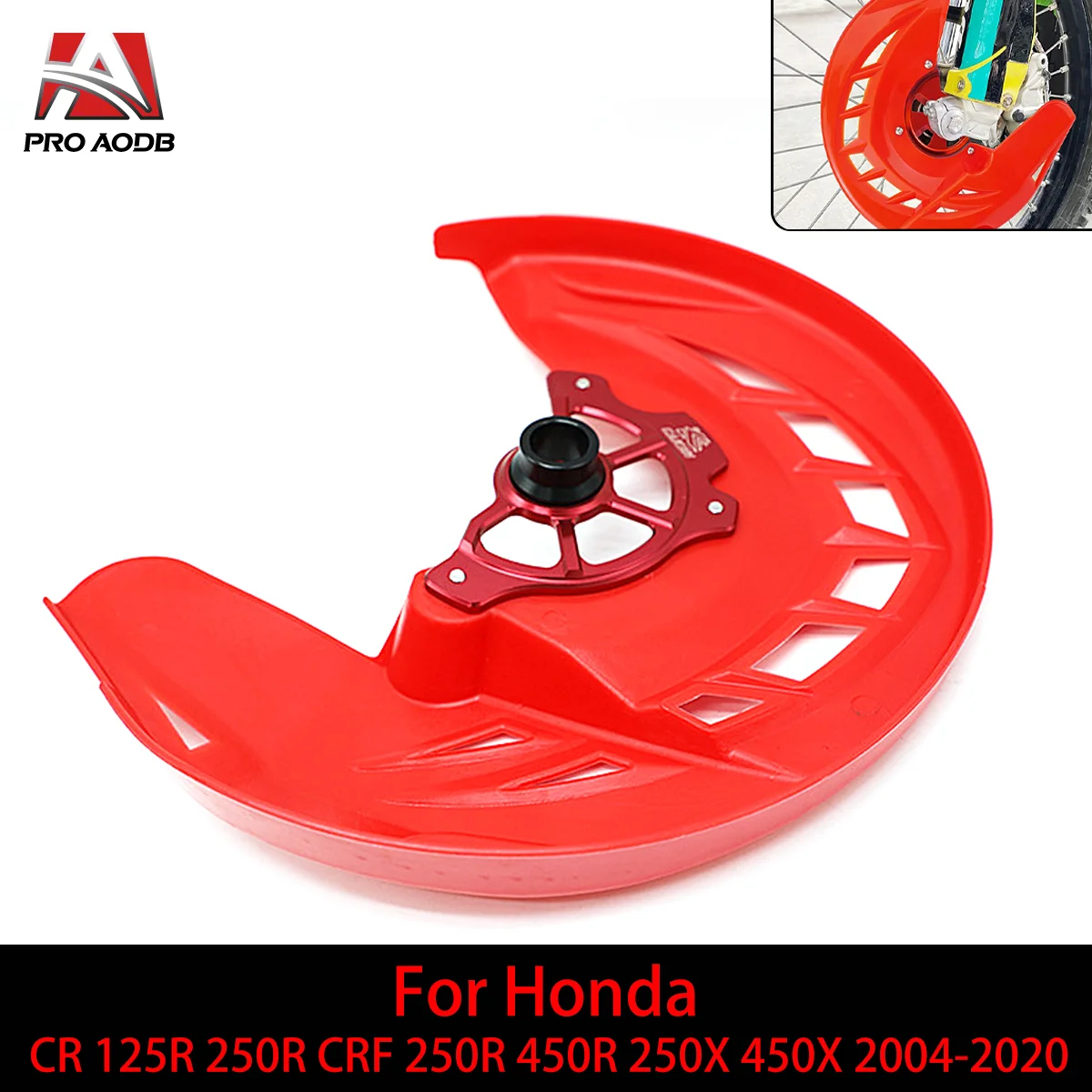 

For Honda CR 125R 250R CRF 250R 450R 250RX 2004-2020 Model Etc Dirt bike Motocross Front Brake Disc Rotor Guard Cover Protector