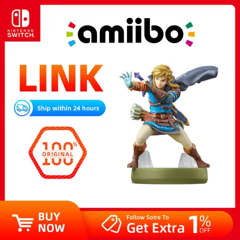 100% Original Nintendo Switch Console  Amiibo - The Legend of Zelda: Tears of the Kingdom - Link