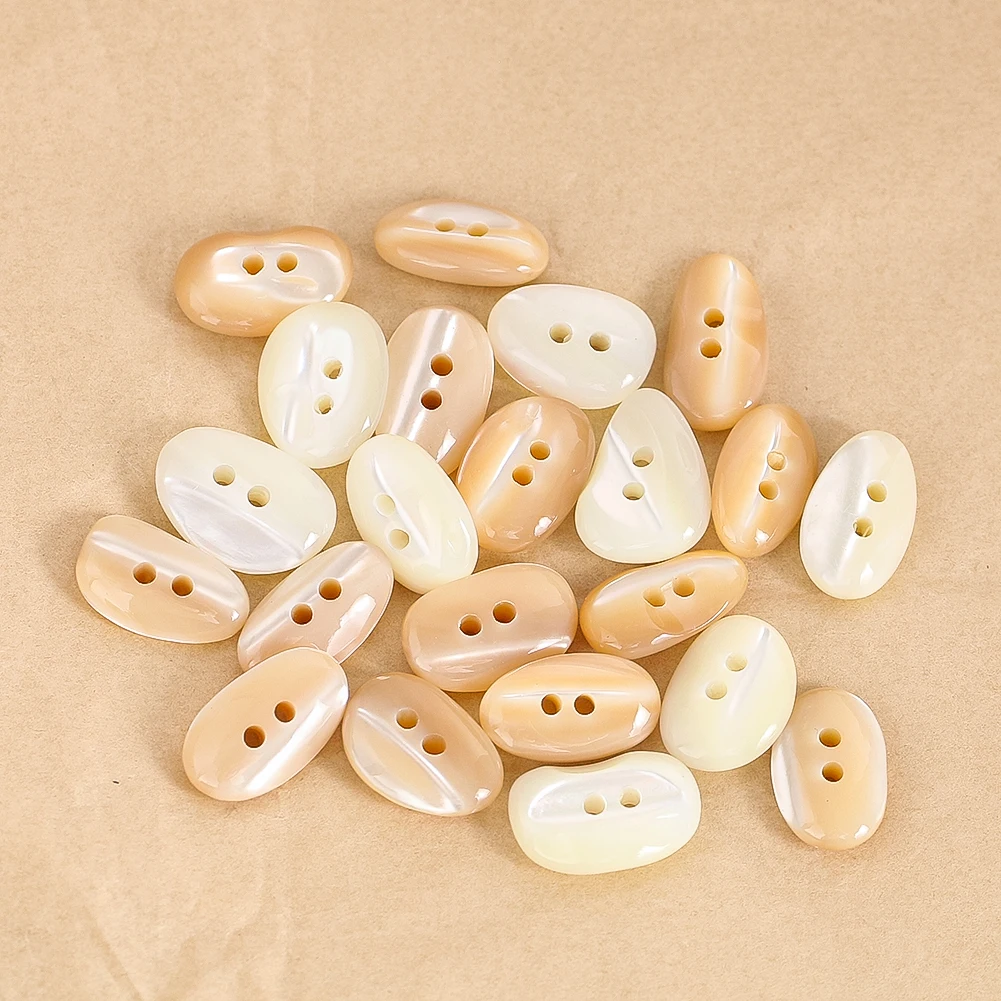 

5pcs 13-15mm Horseshoe Conch Shell Buttons 2 Holes Clothing Shirts Sew Accessories DIY Crafts Scrapbook Decor