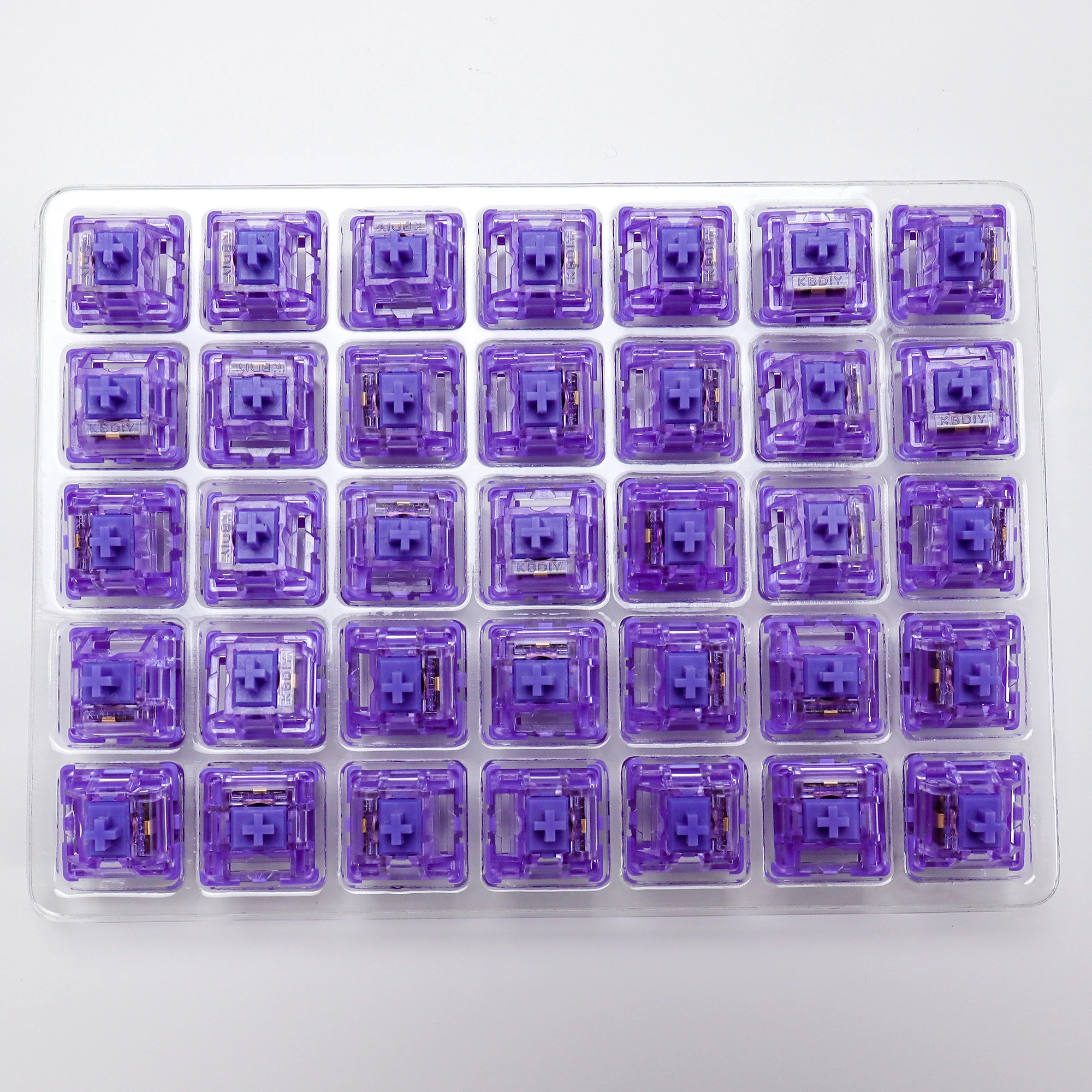 مفاتيح اللمس KBDiy Asura Switch ​ لوحات المفاتيح الميكانيكية المخصصة 50gf ​ 5-Pins MX Stem Factory Pre Lubed Spring Hot Swap 35PCS