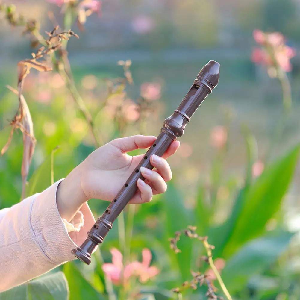 Musical Instruments Beginner Bamboo Flute 's 8 Hole Recorder Coffee Recorder4. Soprano