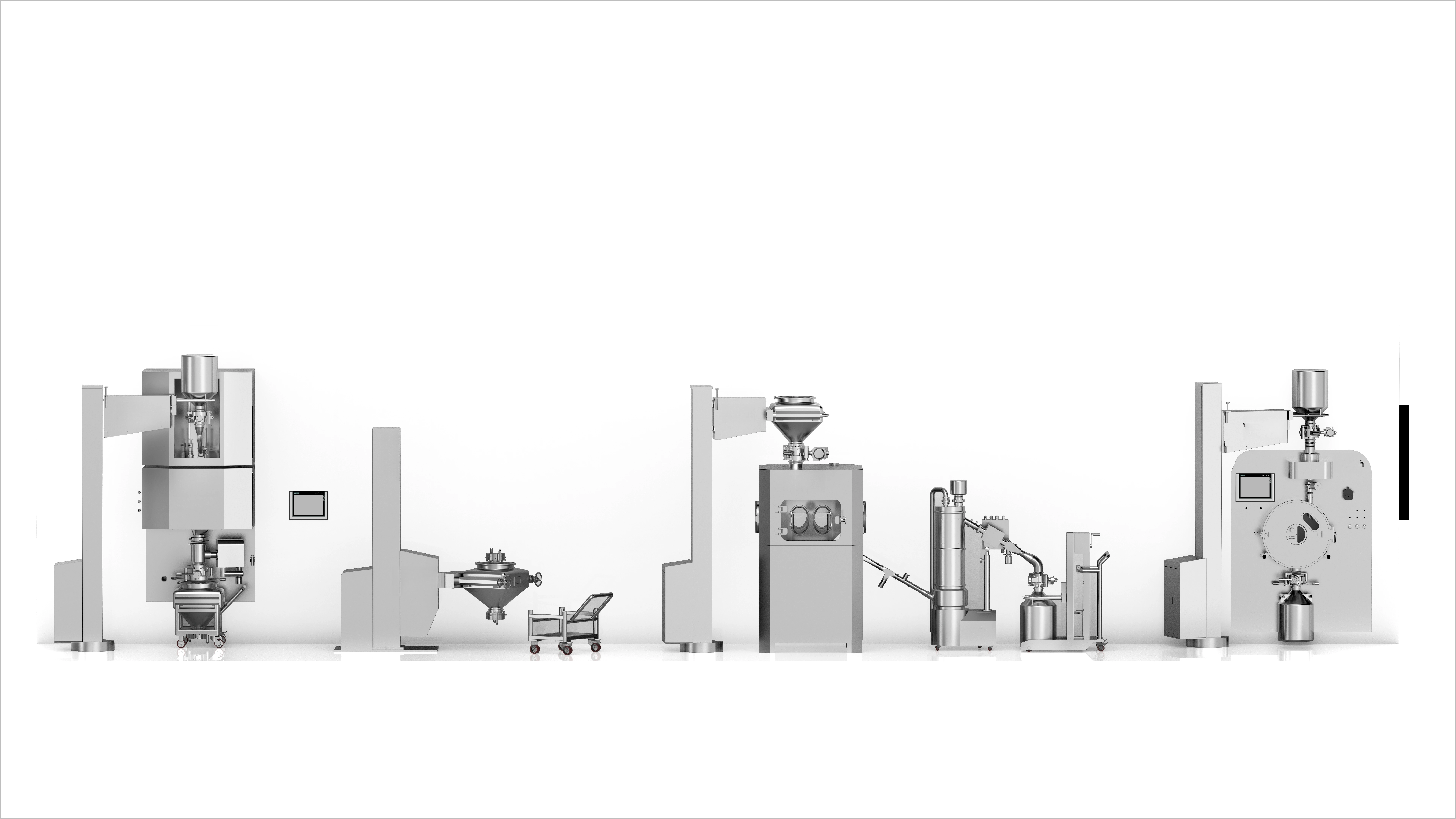 Turnkey Wet Granulation System: Mixing, Granulating & Drying in One Machine