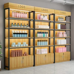Custom, Customized Retail Boutique Cosmetics Store Display Furniture Design Cosmetics Display Cabinet Product Display Rack