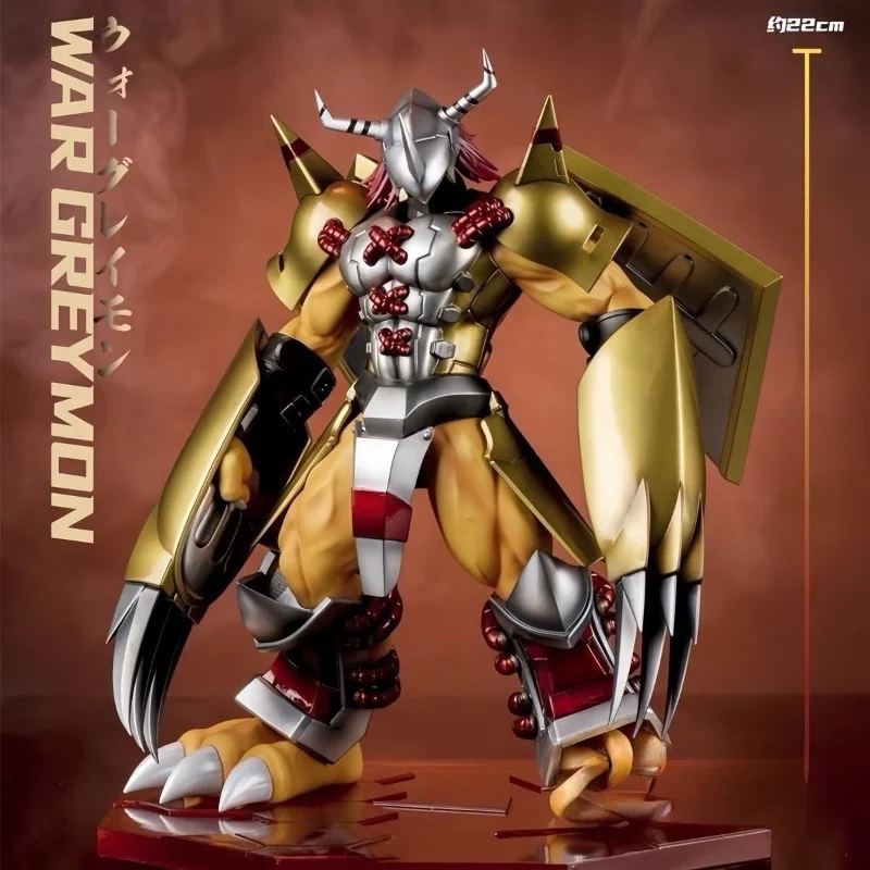 

Новый Digimon Adventure War Greymon Аниме Фигурка Статуя из ПВХ Украшение стола Коллекция игрушек Модели Подарки